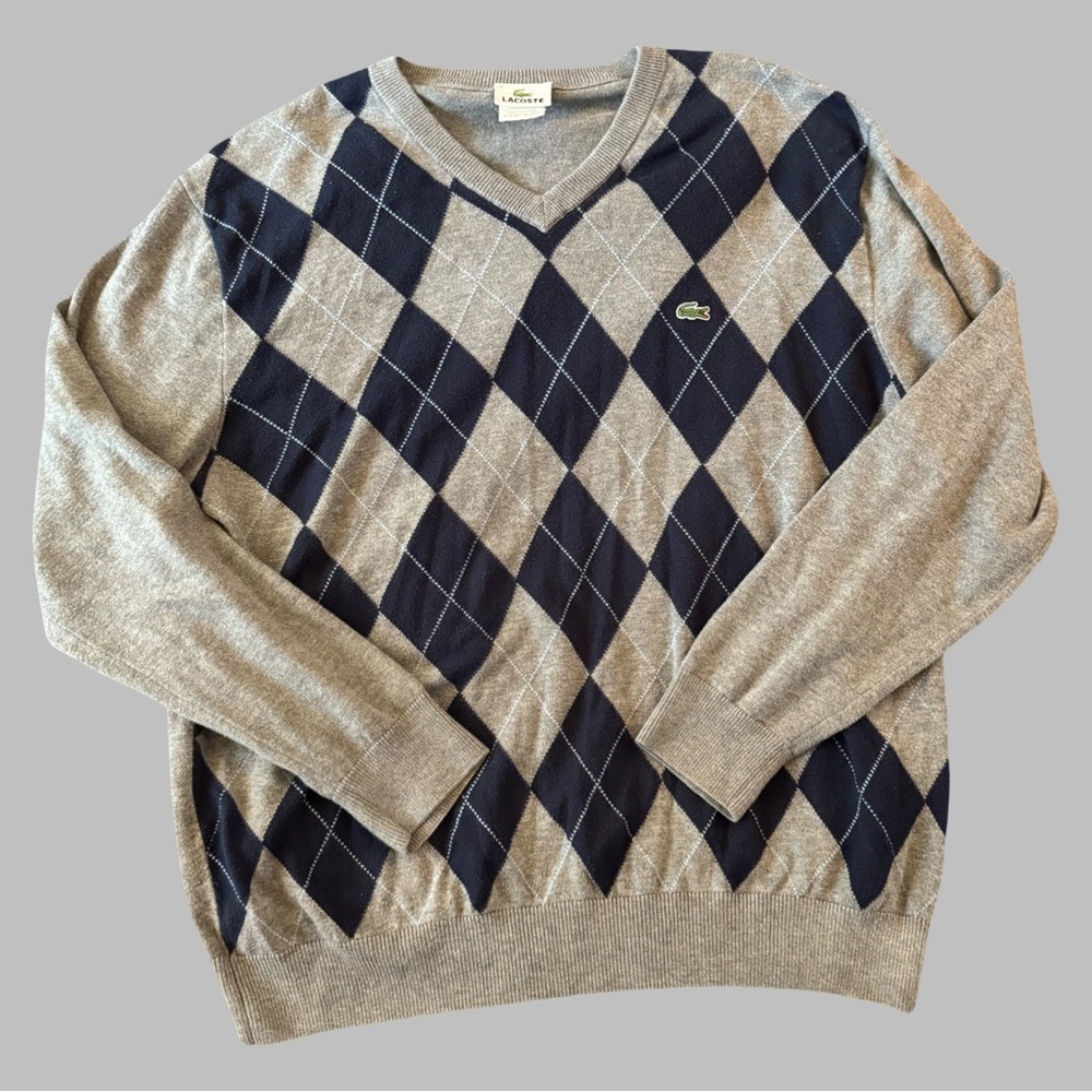 LACOSTE Men's Argyle Sweater